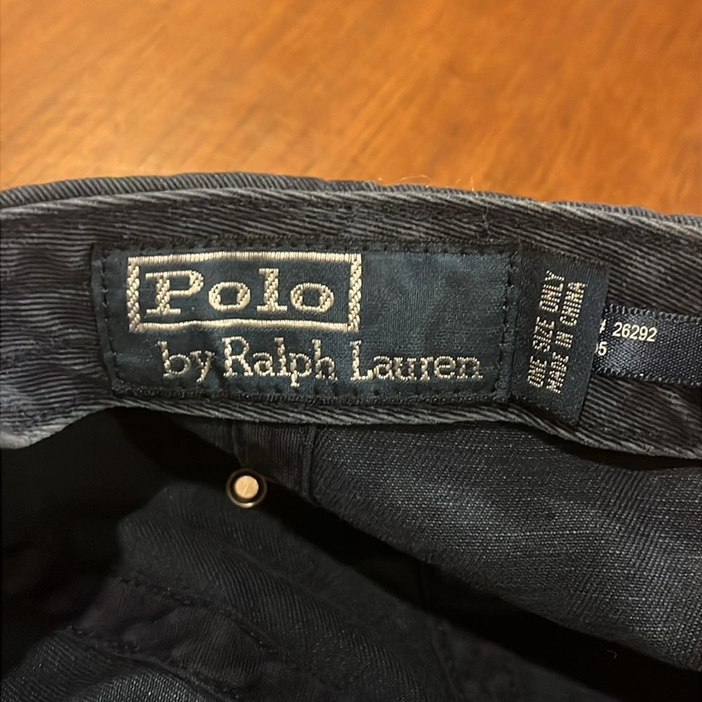 Polo Ralph Lauren Ski Patrol Club Hat Cap One Size Vintage blue Strap Back - Picture 10 of 16